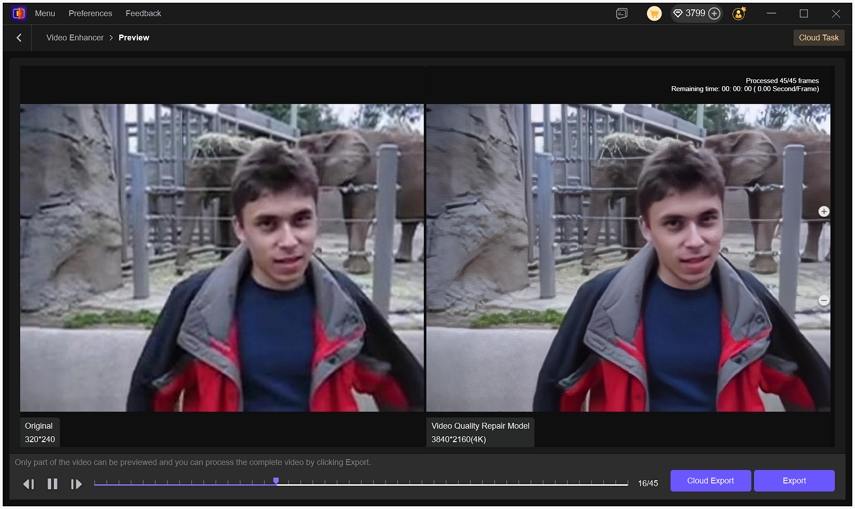 vikpea enhance video to 8k