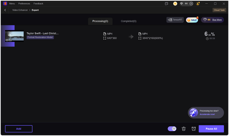 export Last Christmas MV locally or with cloud