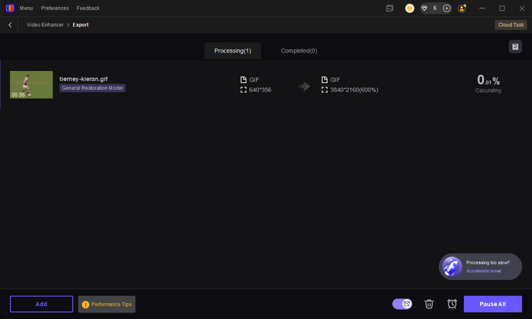 export the improved gif result