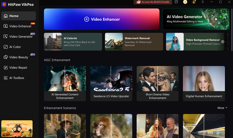hitpaw vikpea ai video enhancer