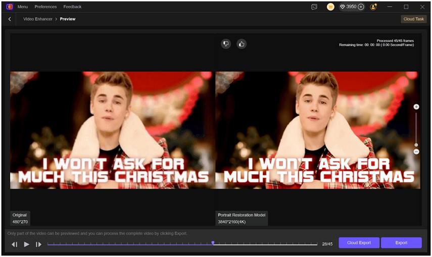 all i want for christmas is you gif enhanced