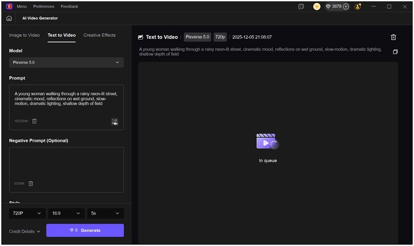 vikpea social video generating process
