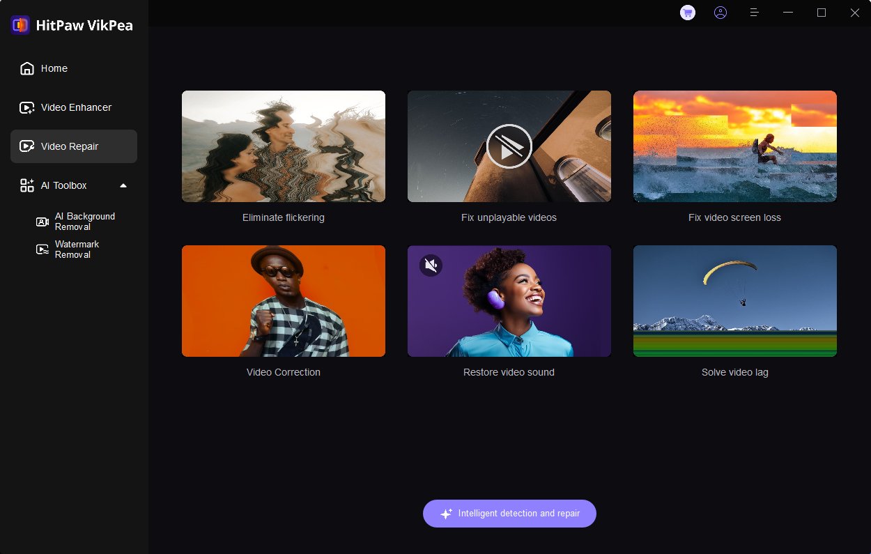 fix corrupted video with HitPaw Video Enhancer