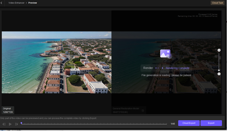 Preview the enhanced WhatsApp video