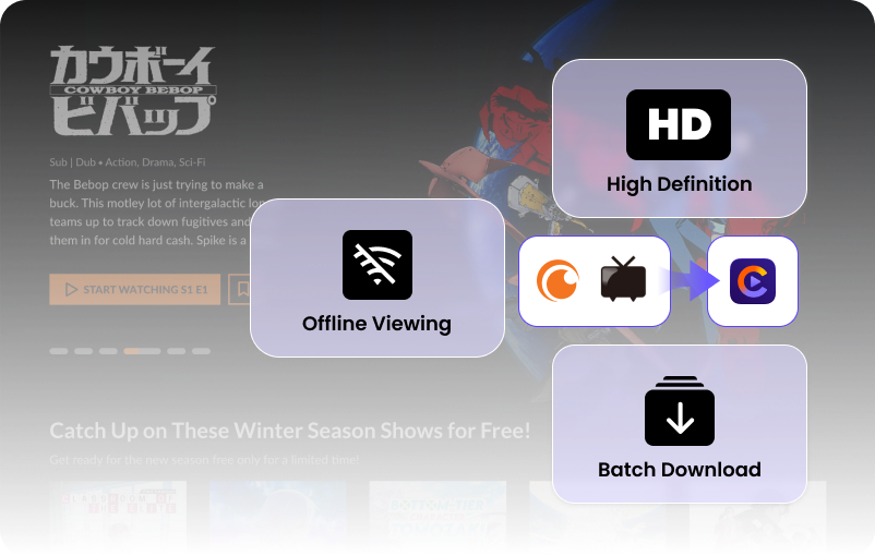 download videos from crunchyroll and niconico