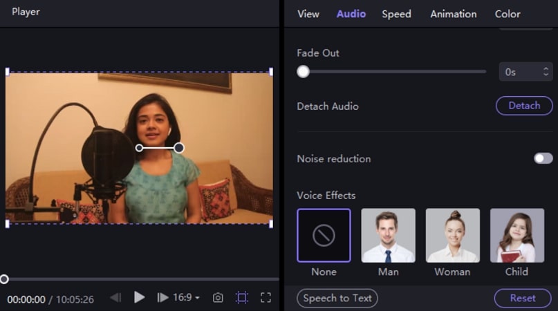 reducing noise with edimakor ai