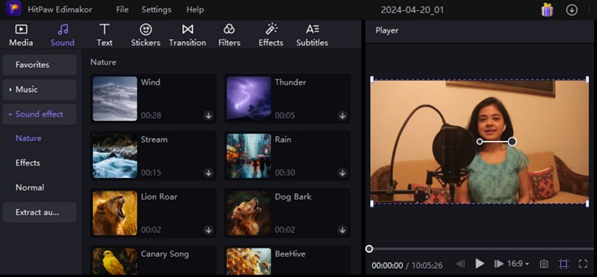 use of proper sound effects