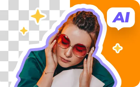 AI background remover feature in hitpaw video converter on mac