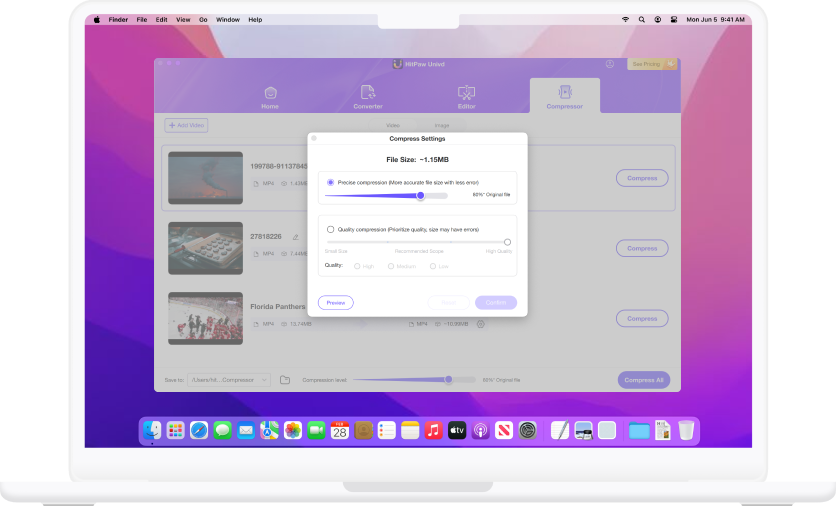 compress mp4 mac