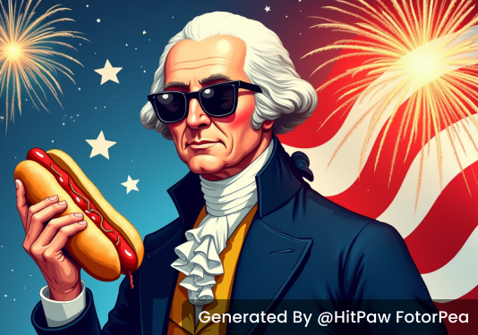hitpaw ai 4th of july image