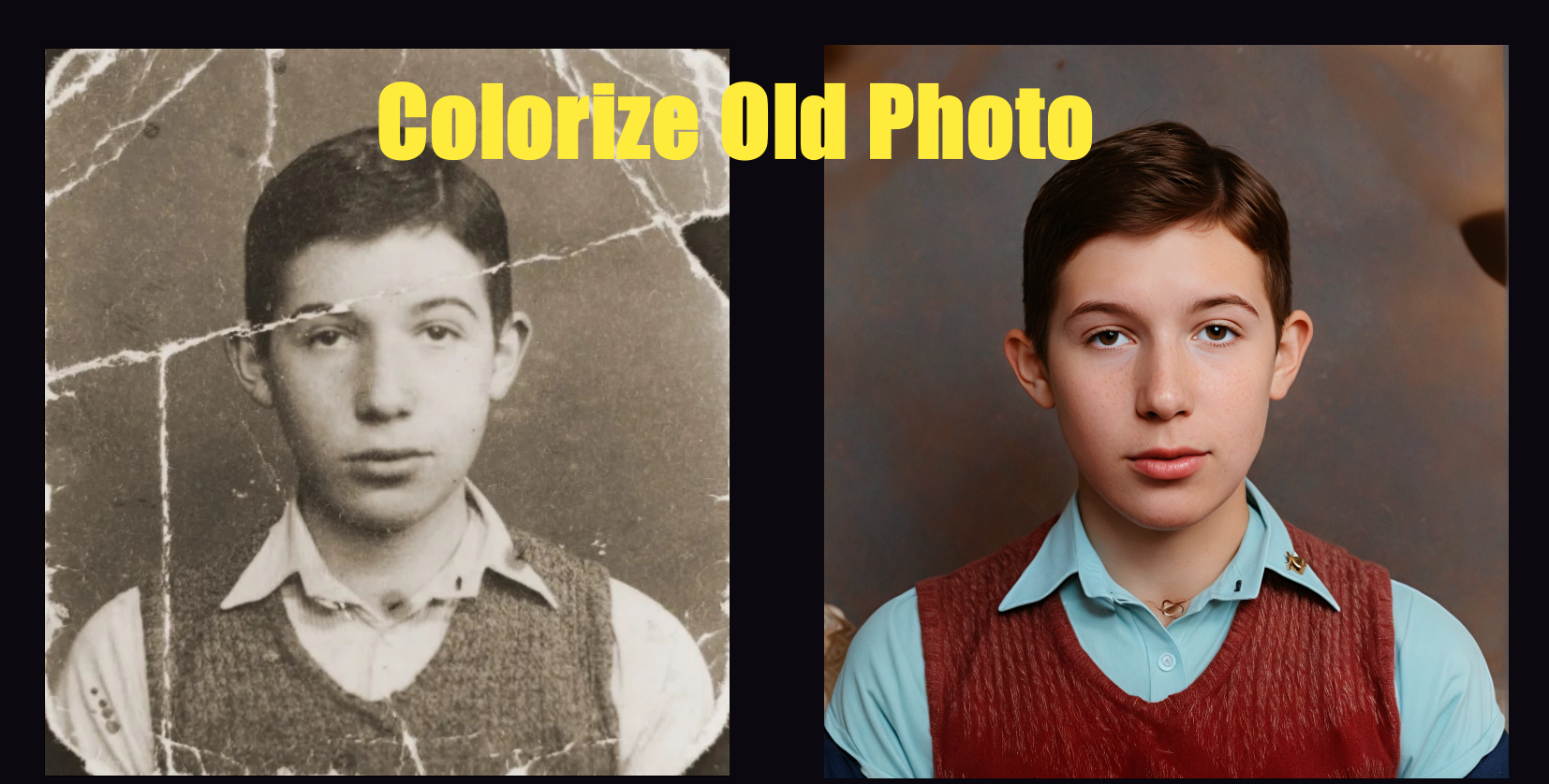 hitpaw turn black and white photo to color