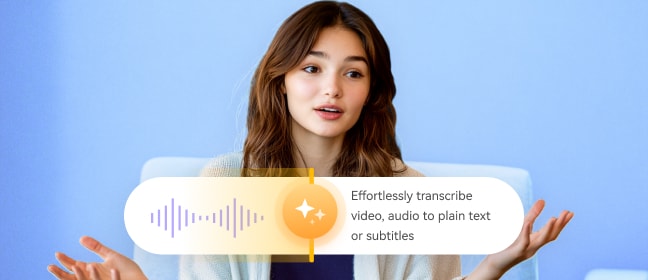 banner de transcrição por IA