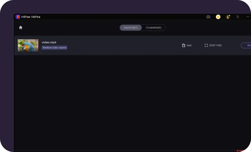 vikpea repara automaticamente vídeo danificado