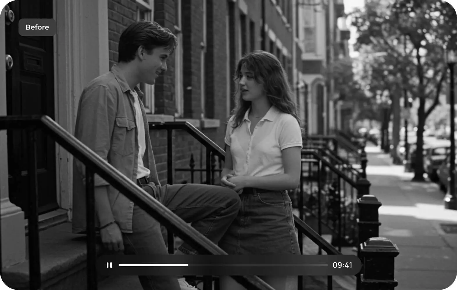 colorize black and white videos