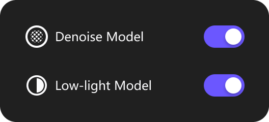 denoise model of hitpaw photo enhancer