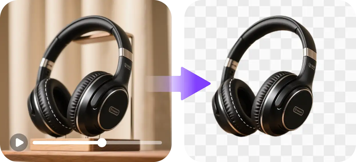 earphone background removing