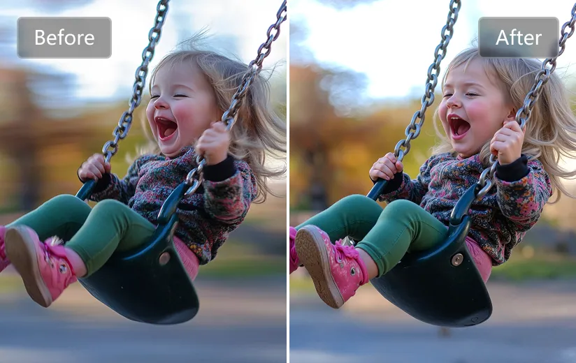 fix baby motion blur