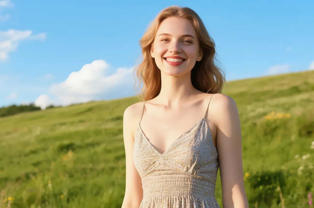 adjust outdoor portrait