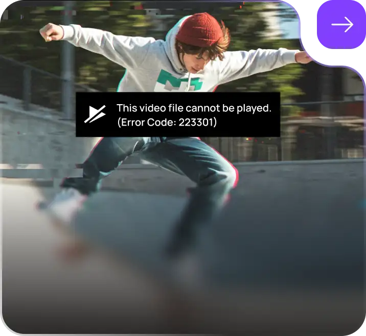 fix video playback error