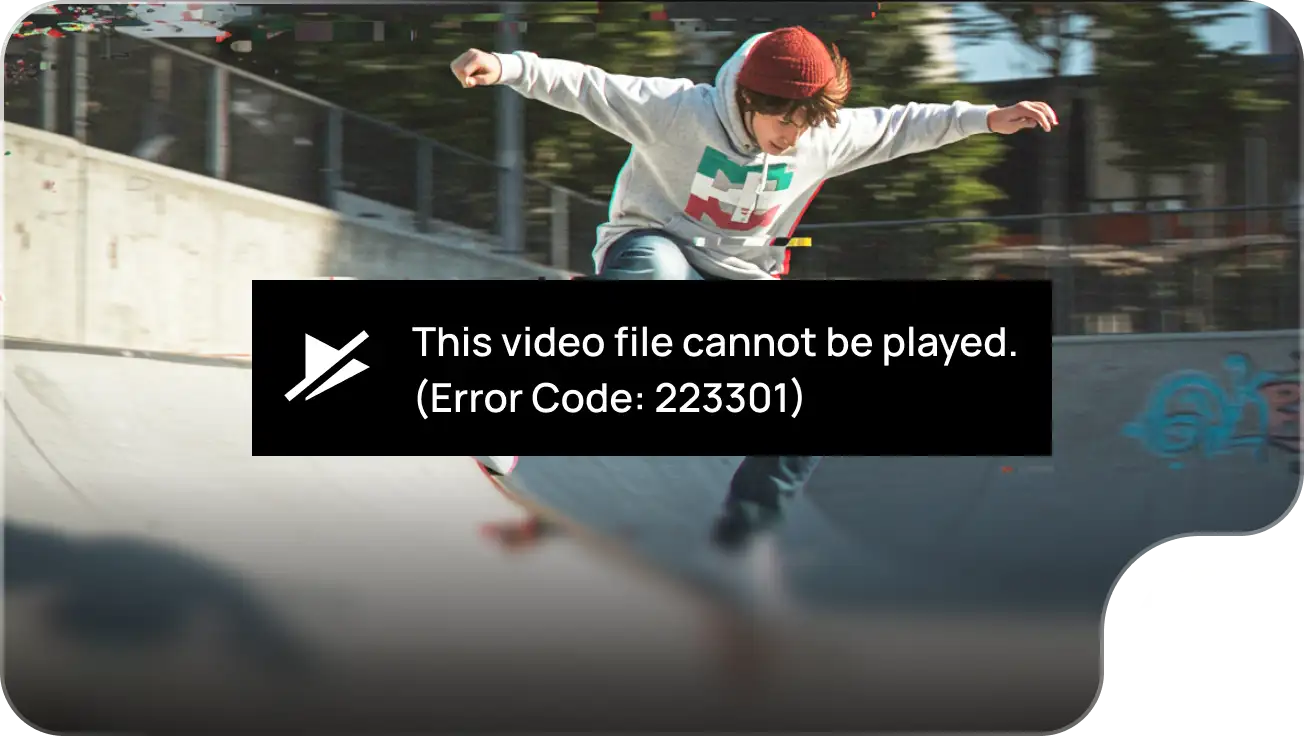 fix video playback error
