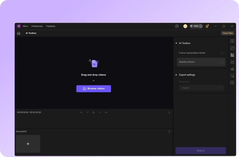 upload shaky video to vikpea