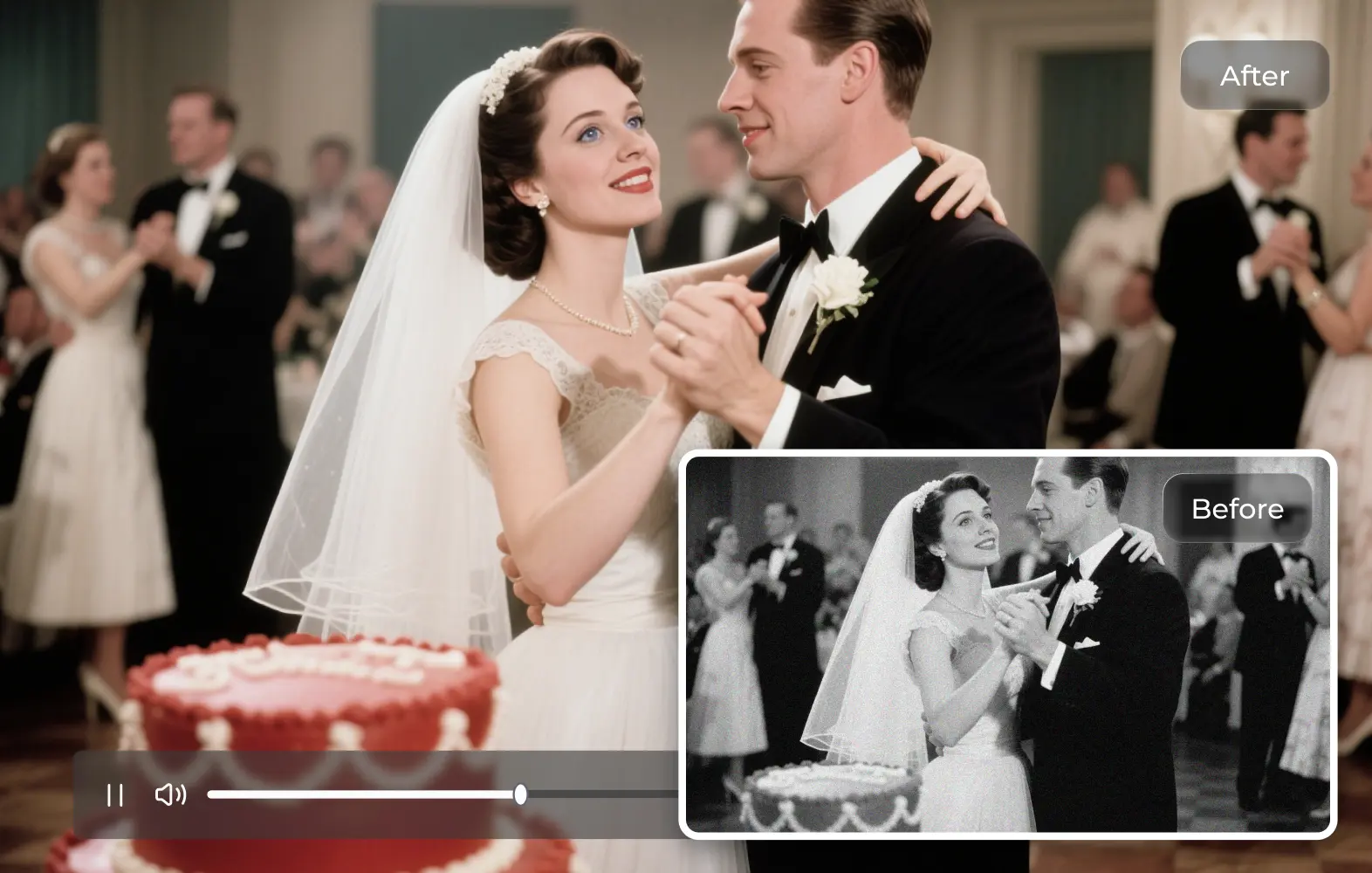 colorize wedding video