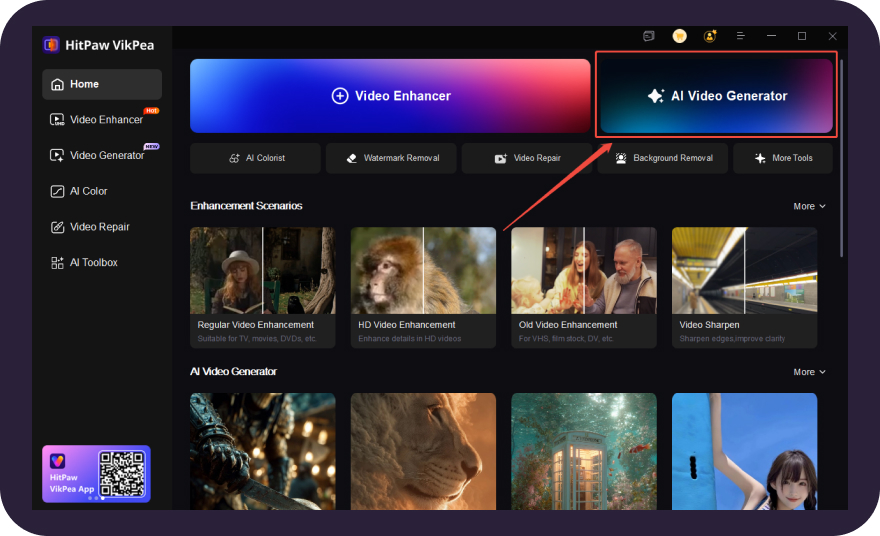 upload low-res videos to vikpea