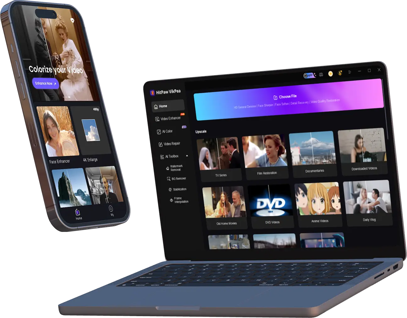 enhance videos with vikpea