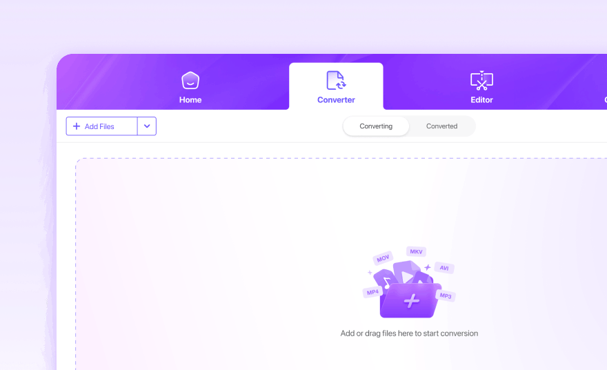upload video file to hitpaw univd