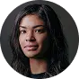 user avatar with long dark hair and neutral background