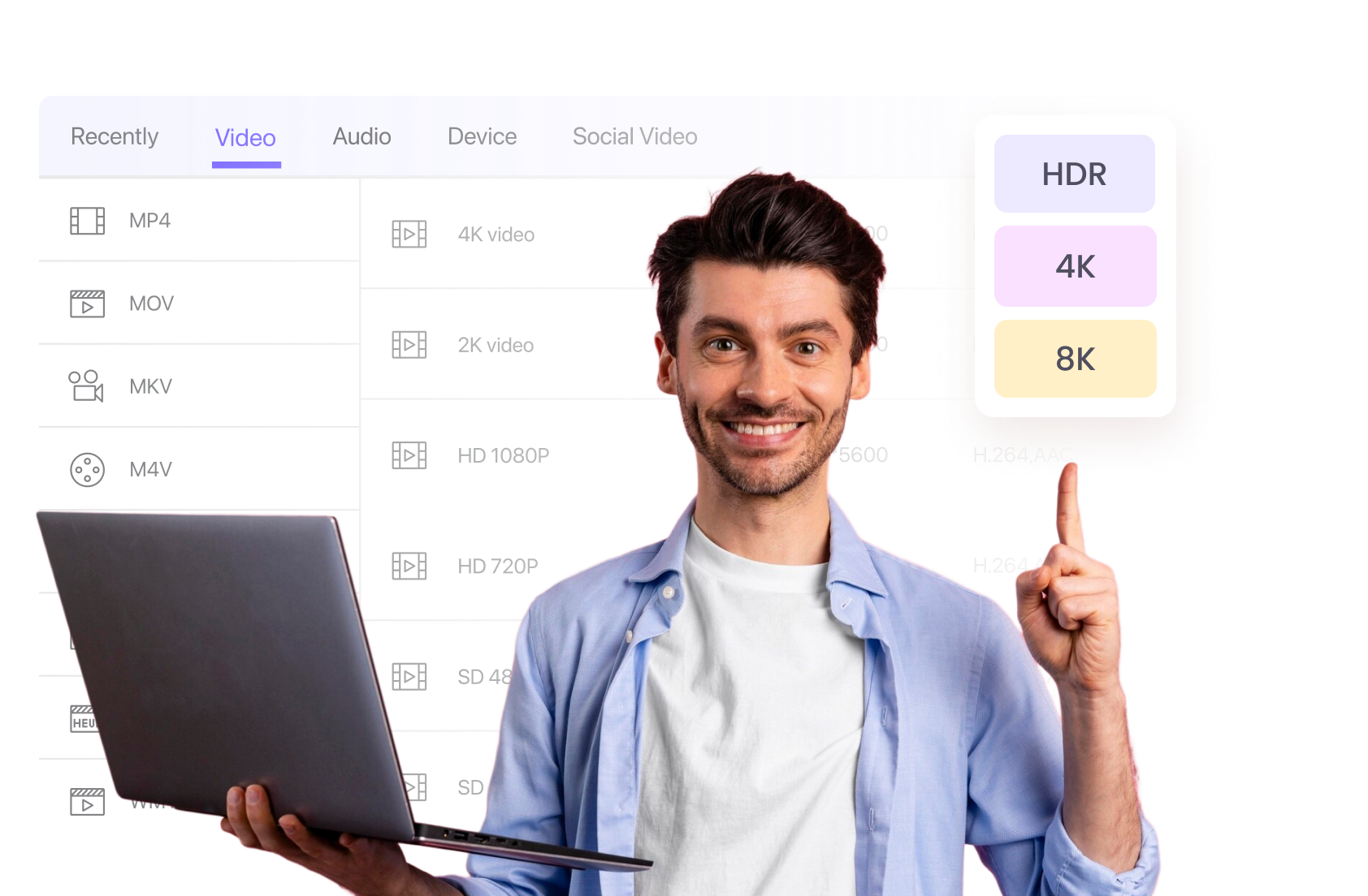 convierte vídeo sin perder calidad con hitpaw video converter