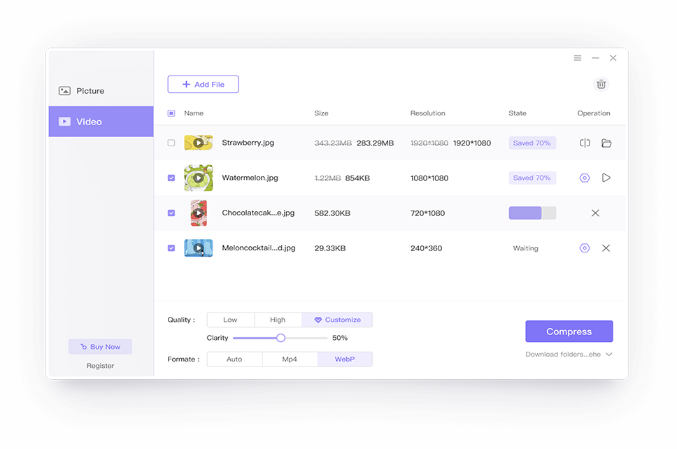 remove labels from videos