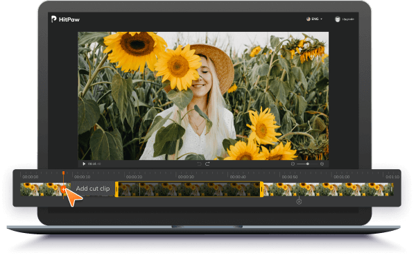 cut or trim video eith hitpaw online video cutter