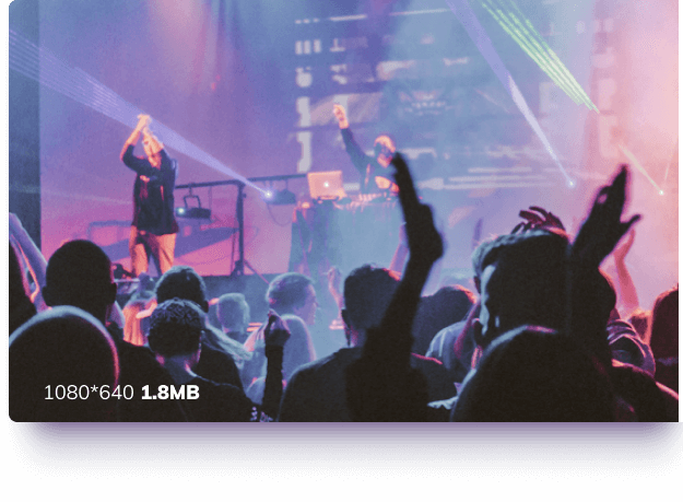 Enlarger image with HitPaw FotorPea