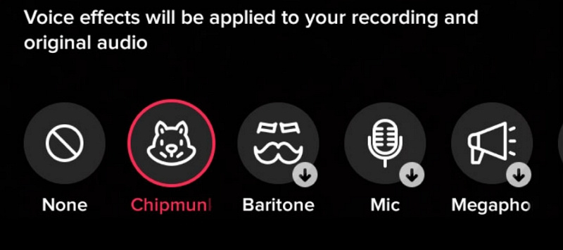 why don't i have the voice effect on tiktok