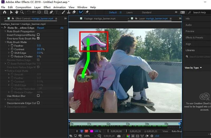 After Effects Hintergrund entfernen