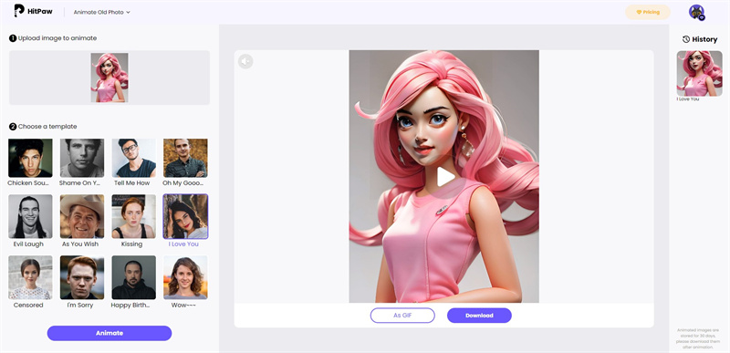 online cartoon animator