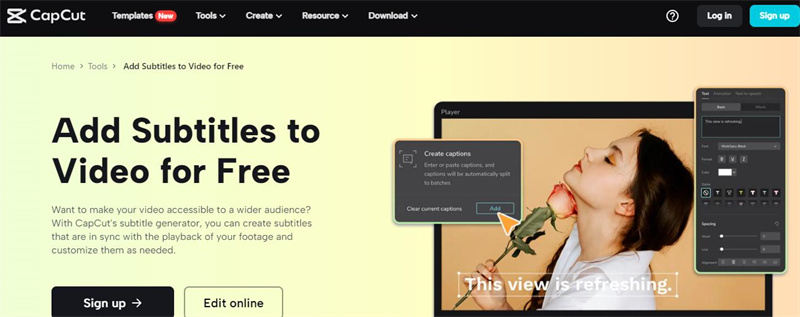Add Subtitles to Video Free  Restyle Your Video - CapCut