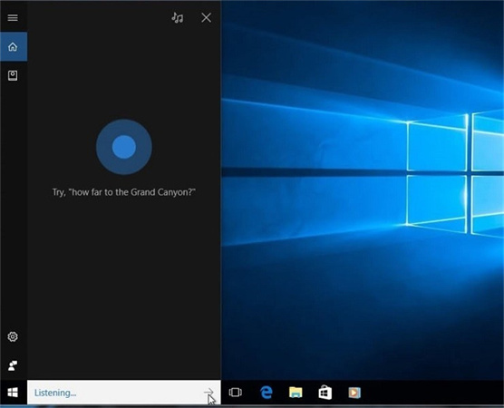 speech to text using cortana