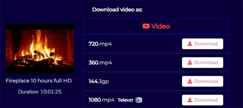 크리스마스 벽난로 영상 반복