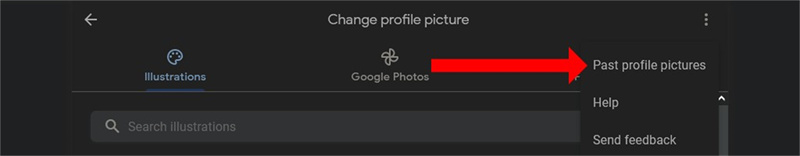modifier photo de profil google