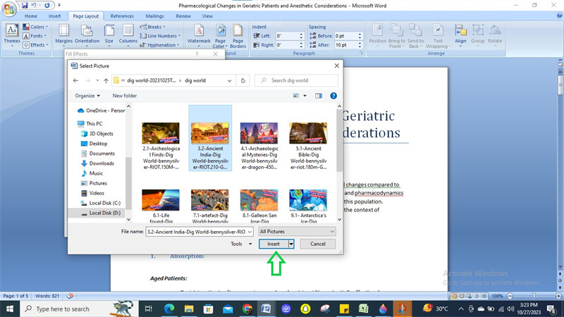 워드에서 배경을 추가하는 방법