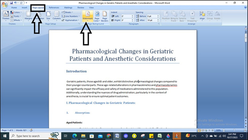 워드에서 배경을 추가하는 방법