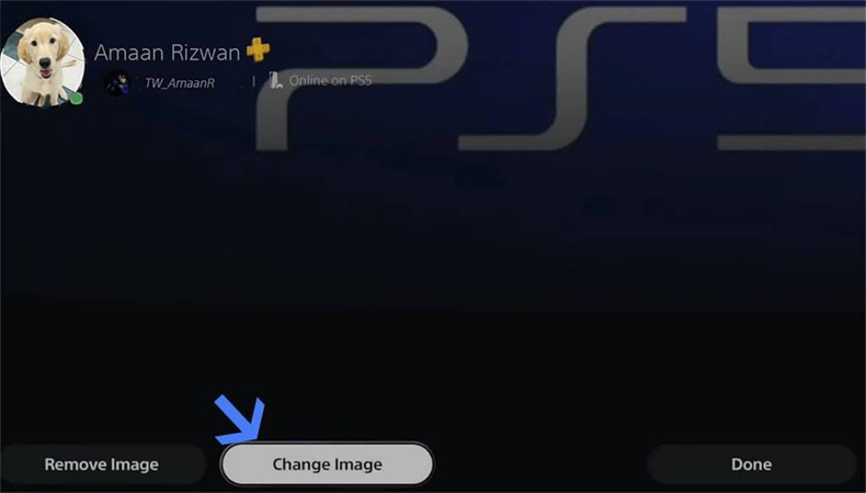 modifier fond d écran sur ps5