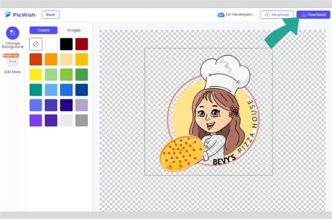 créer logo transparent