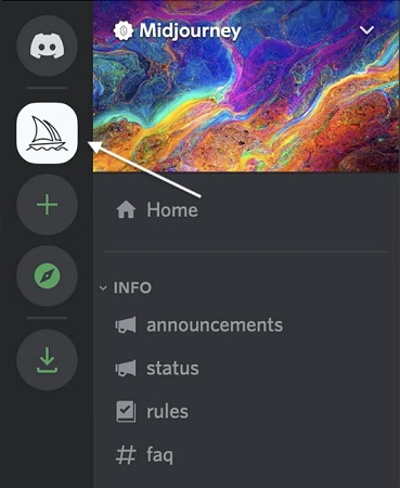 servidor do midjourney no discord