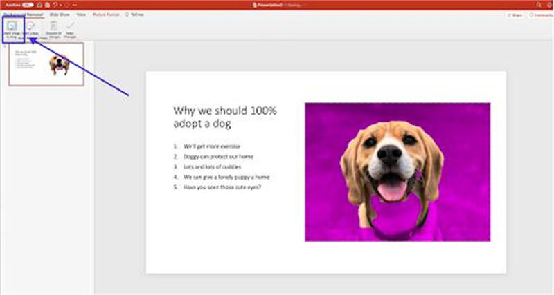 enlever le fond blanc d une image powerpoint sur pc