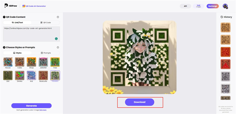 online qr code generator
