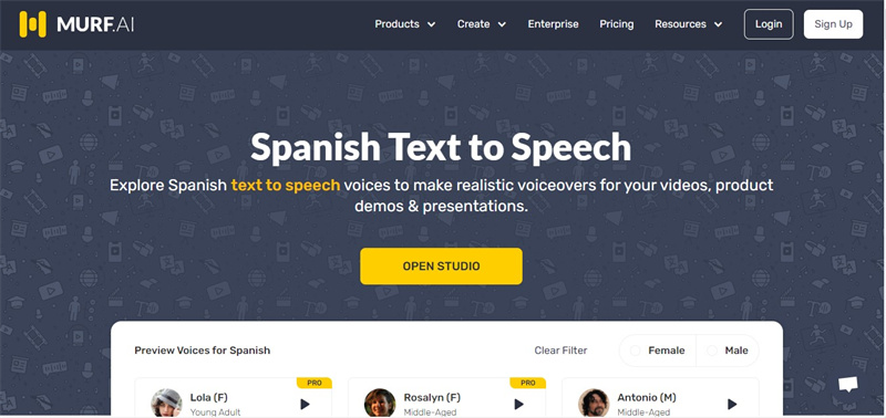 speech to text online spanish