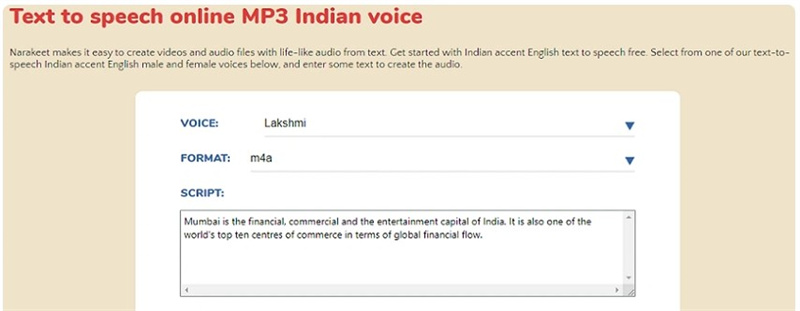 speech to text for indian accent